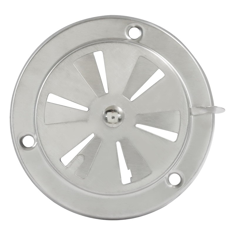 Unlorspy 2Pcs BBQ Smoker Air Vent, BBQ Smokestack Damper Smoker