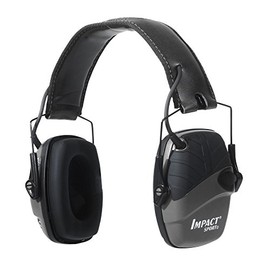 Howard Leight by Honeywell Impact Sport Sound Amplification Electronic Shooting Earmuff, Black