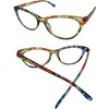CVVTSPE 3 Pack Reading Glasses Blue Light Blocking Stylish Cat