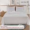 LANE LINEN 100% Cotton Flannel Sheets Twin XL Size -