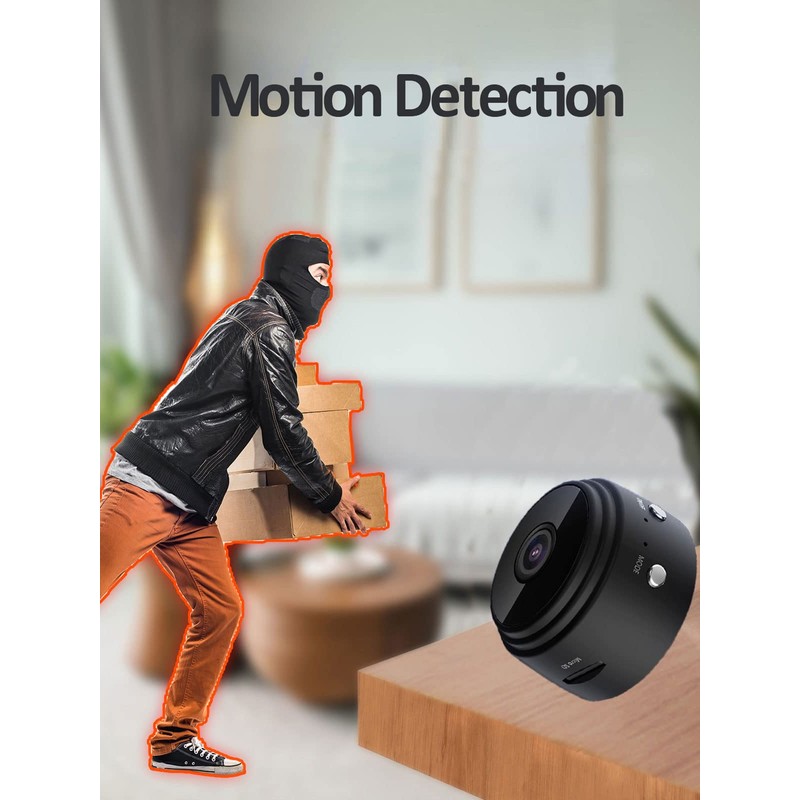 senri Mini Security Camera, 1080P HD WiFi Home Indoor Outdoor