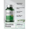 Horbäach Rhodiola Rosea Capsules 2000mg | 180 Count | Non-GMO,