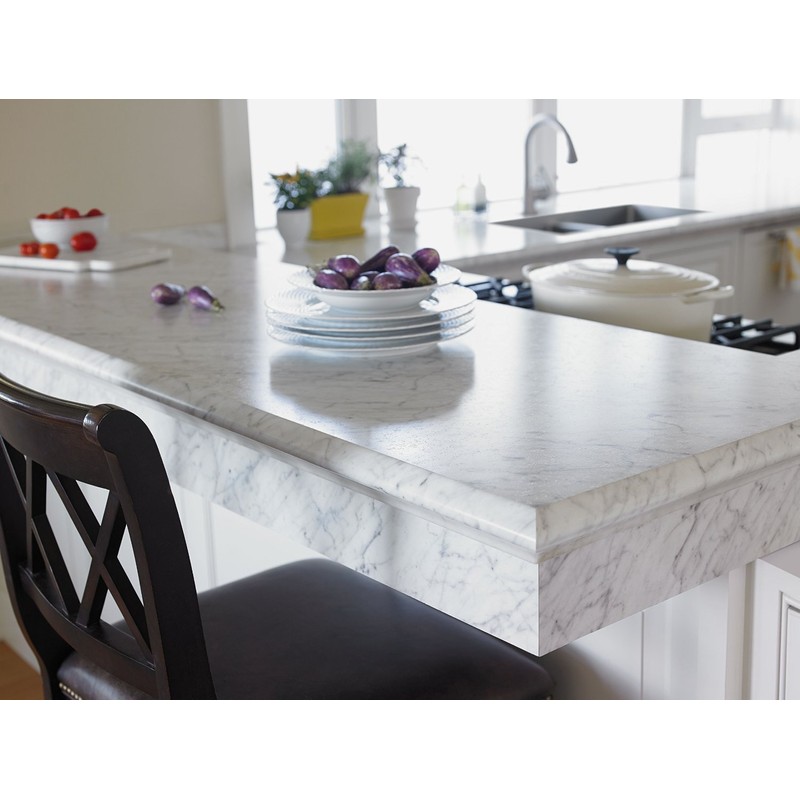 Formica Laminate: Carrara Bianco 4ft x 8ft Sheet