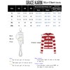 GRACE KARIN Women's Cardigan Button Long Sleeve Crew Neck Knitwear