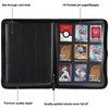 HerriaT Trading Card Binder, 9 Pocket PU Cover Card Collection