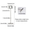 T-Pins Replacement Steel Needles Tile Leveling System, 1.5mm Tile Leveling