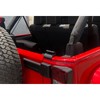 2PCS Soft Top Rear Window Clips Retainer Brackets Tailgate Bar