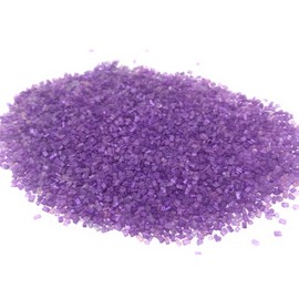 Ultimate Baker Purple Decorating Sugar - Kosher Certified Natural Large Crystal Decorating Sugar (8oz Bag Purple Sugar)