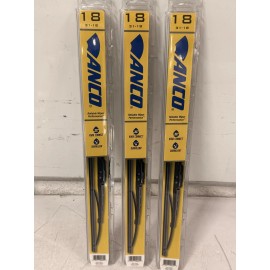 Anco QTY 3 ANCO 18" DuraKlear 31-Series Wiper Blades (31-18)