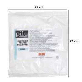 pilu cosmetic Bleaching Powder 500 g Bag White Dust-Free I Gentle Bleaching I Brightening up to 7 Shades I Ultra Strong I Blue Bleaching Powder I Anti-Yellow Tint (White)