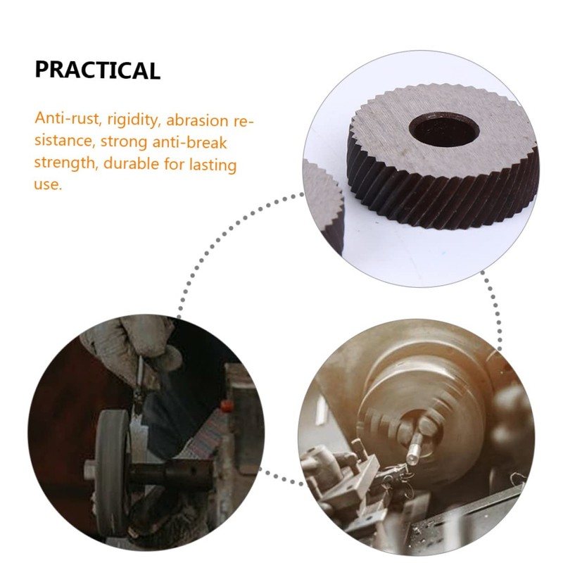 LALAFINA 4pcs High Strength Coarse Knurling Wheel Replacement Tool Durable