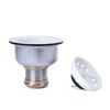 VARNAHOME 3-1/2 Deep Cup Kitchen Sink Drain Assembly, 304 Stainless