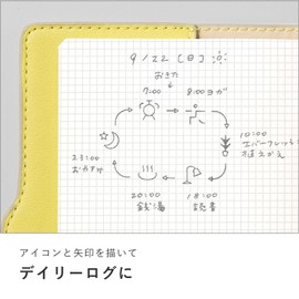 SUNNY TEMPLATE Notebook Template Ruler [LOG & LIST] LSZ-04