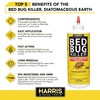 Harris HDE-8 Bed Bug Powder Diatomaceous Earth, 8oz, Yellow