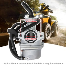 Anxingo 22mm PZ22 Carburetor Kit Replacement for 110cc 125cc SSR CRF50 Predators Go Karts Pit Dirt Bike,for Taotao Pit Bike ATV (PZ22 KIT3)