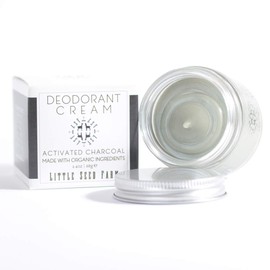 Little Seed Farm Little Seed Farm All Natural Deodorant Cream, Aluminum Free Deodorant for Women or Men, 2.4 Ounce - Activated Charcoal