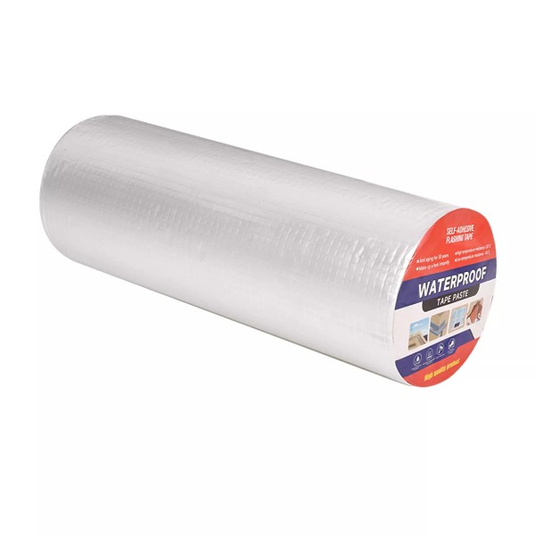 DOPPY Butyl Tape Waterproof Aluminum Butyl Rubber Tape 11.8inx16.4ft for