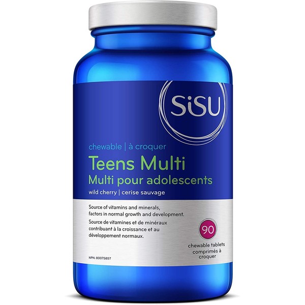 SISU Teens Multi, 90 Chewable Tablets - Multivitamin for Teens