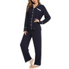 Vlazom Pyjamas Set for Women, Soft Two Pieces Pjs Sets