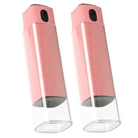 ZERNBER 2 Pcs Screen Cleaner Kit, 3-in-1 Touchscreen Mist Cleaner Spray Bottle Tool & Microfiber Cloth for Phone/Laptop/Tablet/TV/Monitor/Car Screens(Pink)