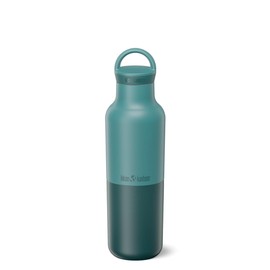 Klean Kanteen Rise 1011492 Classic Stainless Steel Vacuum Flask with Bow Loop Closure, Brittany Blue, Capacity: 20 oz