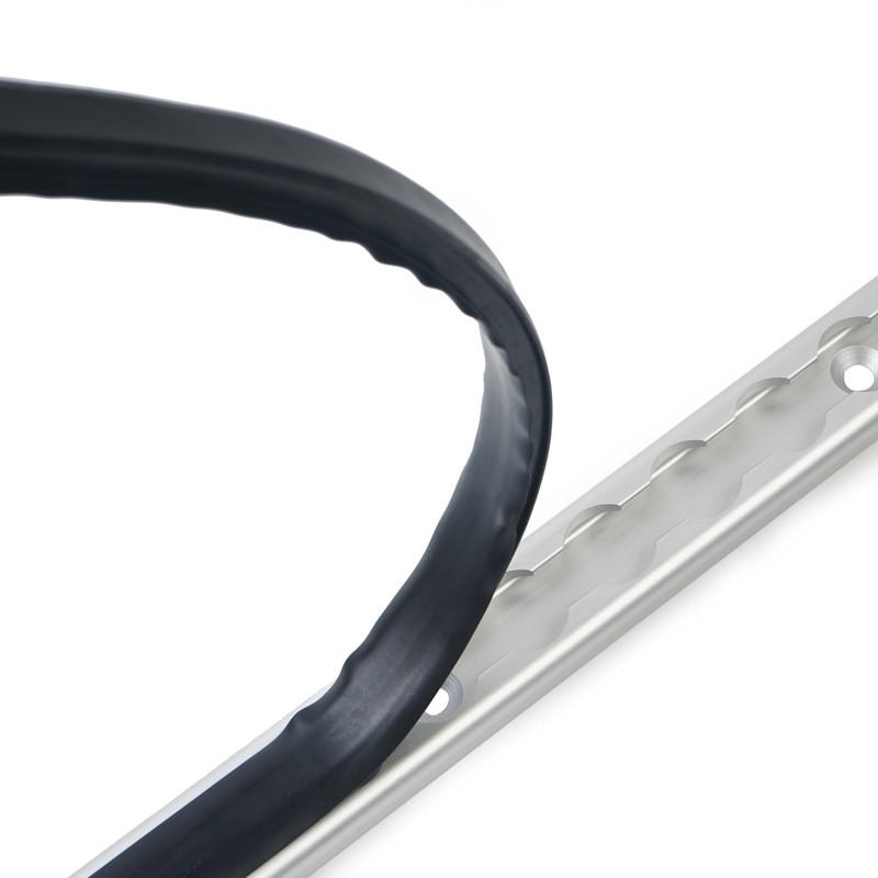 Vandrabase Inner Track Coverage L-Track Dust Protector, 2m/6.56ft Rubber Cover,