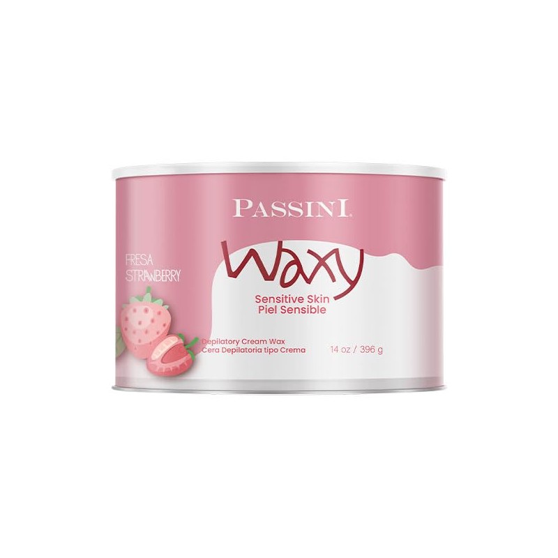 PASSINI Cera Depilatoria Frutal FRESA PIEL SENSIBLE 14oz