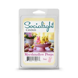 Socialight Candles - Marshmellow Peeps Scented Wax Cubes/Melts