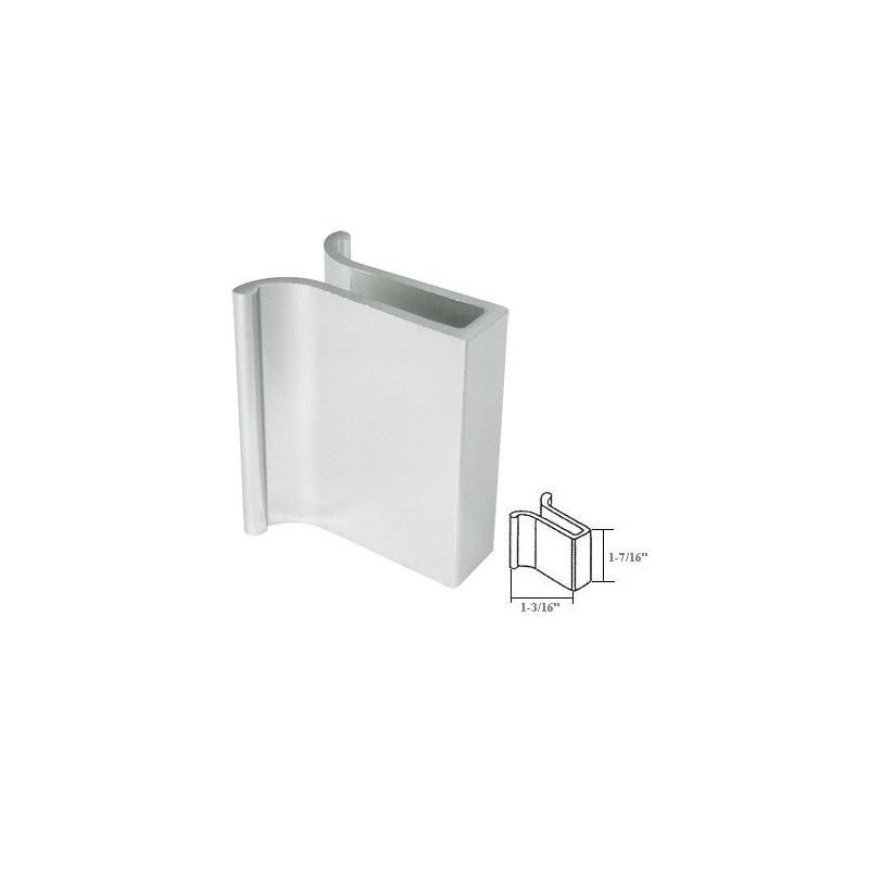 Gordon Glass Co. Brite Chrome Frameless Shower Door Slip-On Finger