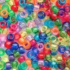Happy Rainbow Transparent Mix Pony Beads, Fabricado En Los E