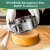 E-Gtong 9 Inch Springform Cake Pan, Stainless Steel Springform Pans,