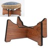 Ethereal Drum Bracket Stable Support Exquisite Wooden Tongue Drum Stand