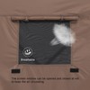 MASTERCANOPY Escape Shelter Side Panel with Window (12x12,Coffee)