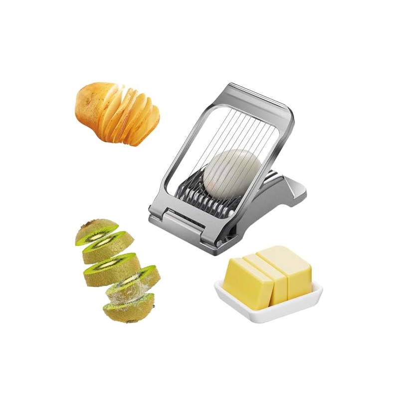 Stainless Steel Egg Slicer, Professional Egg Separator, Egg Slicer, Dishwasher