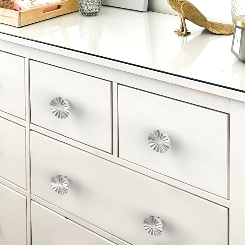 Coinkoly 10 Pack Brushed Nickel Cabinet Knobs Dresser Knobs Satin