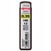 rOtring 3 x 0.35mm Mechanical Pencil HB Leads (Pack of