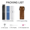 LISAPACK 8ML Atomizer Perfume Spray Bottle for Travel (3 PCS)