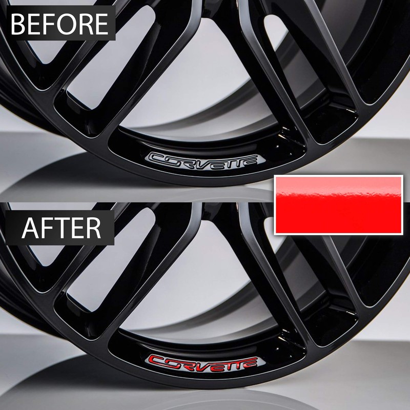 Bogar Tech Designs Wheel Insert Vinyl Decals Compatible with C7