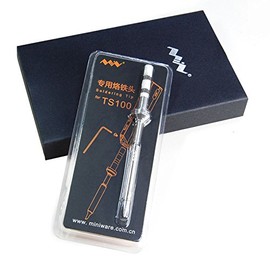 TOOLSAGE TS-I Original Digit Soldering Iron I Tips, For TS100/TS101 Portable Digit 100°C to 400°C 65W Soldering Iron Welding Machine Kit Replacement