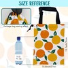 KXWQTRDD Car Garbage Bag Cartoon Oranges Fruits Hanging Canvas Car