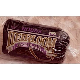 Hobbs DKHL120 Batting Heirloom Premium Black Cotton Blend, 120" x 120"