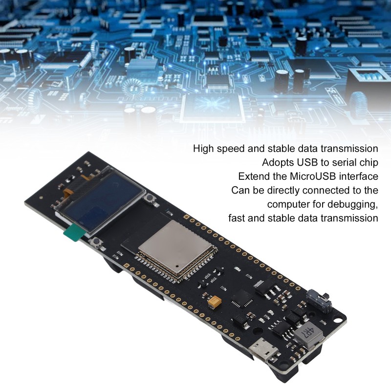 MicroUSB Wireless WIFI Bluetooth Module for ESP32 0.96 Inch Screen