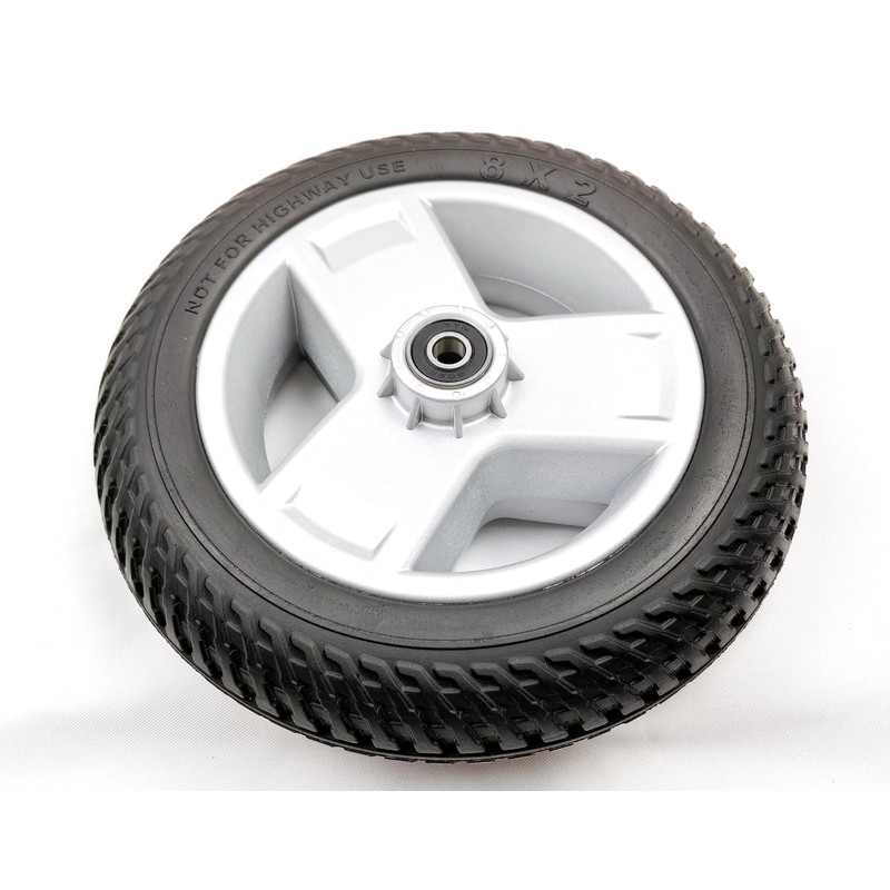 Mobility scooter replacement wheel,8"x2" (200x50) Flat-Free Front Wheel Tri-Spoke Rim