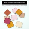 Magnetic single shimmer gold eyeshadow with metal pan, subtle shimmer