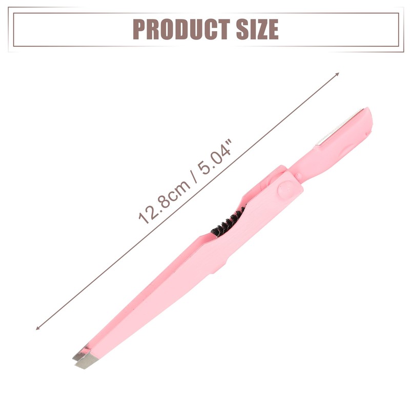 VOCOSTE 3 in 1 Eyebrow Scissors Eyebrow Trimmer Tweezer Eyebrow