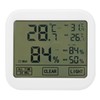 OWE034 4in Digital LCD Thermohygrometer Touch Screen Temperature Humidity Meter