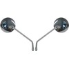 Mirrors 10mm Chrome Round Left & Right Universal (Pair)