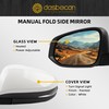 Dasbecan Left Driver Side Mirror Compatible with 2014-2019 Toyota Highlander