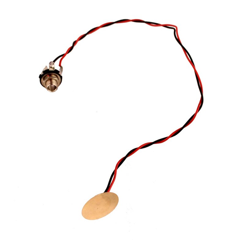 Alnicov Single Piezo Pickup Drum Trigger Transducer Metal Pre-Wired Amplifier