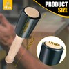 Precision 15oz Wood Carving Mallet for Woodworking, Ergonomic Wooden Handle